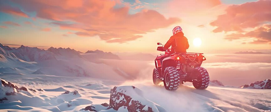 adventurous excursion on an ATV ride