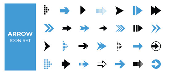 arrow icon set