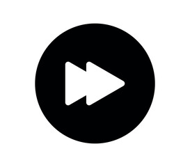 Minimalist Black Next Button Icon | High-Quality Vector Graphic for Media Controls and UI Design