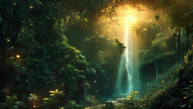 As the sun set the grotto came alive with the symphony of hundreds of chirping crickets and the rustle of unseen creatures in the surrounding foliage.