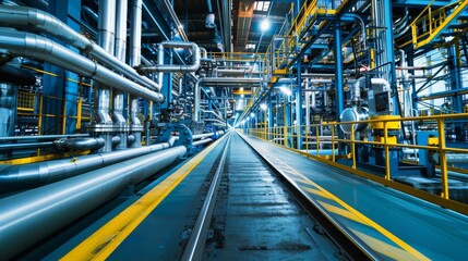 Obraz premium oil refinery enterprise