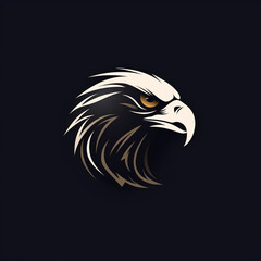 Obraz premium Eagle head vector logo