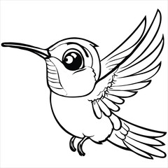 bird vector on a white background
