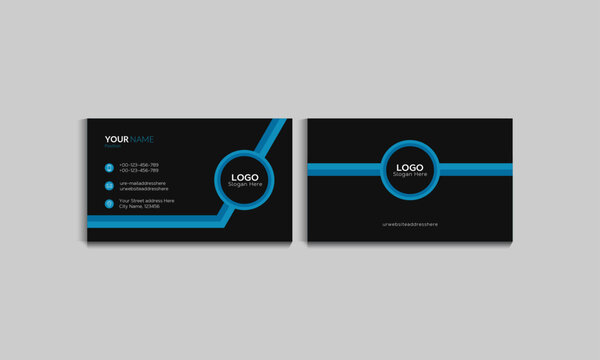 Modern Business Card or Visiting Card Design, Unique Business Card Design Concept