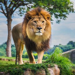 Obraz premium Lion