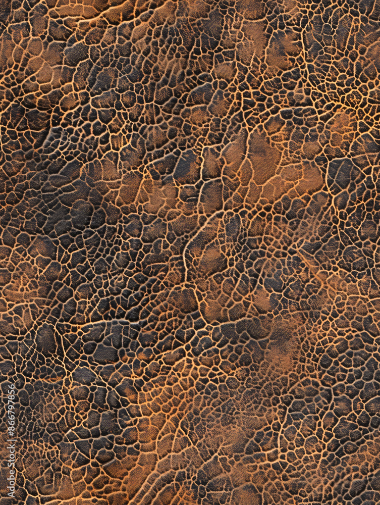 Poster grunge design with seamless cracked surface texture for background pattern