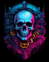 Skull and Mandala lurked in the shadows