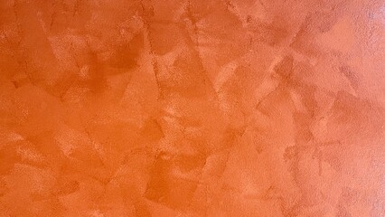 Fototapeta premium Orange grunge wall for texture background. water color
