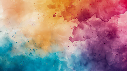 Obraz premium Colorful background with watercolor motif and space for text.