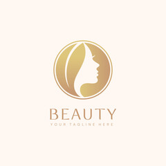 Logo beauty cosmetic for cosmetic products, beauty salon, spa, beauty center, hair salons, etc.