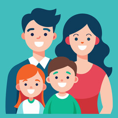  family enjoying good time silhouette vector art illustration