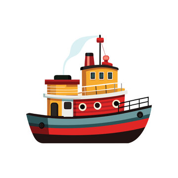 recommend clip art: tugboat silhouette vector illustration