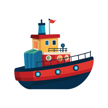 recommend clip art: tugboat silhouette vector illustration