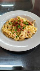 Belo prato de Massa (pasta)