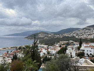 Obraz premium view of the city of kotor country