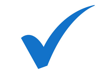 Blue check mark png file type transparent background © Photix Studio