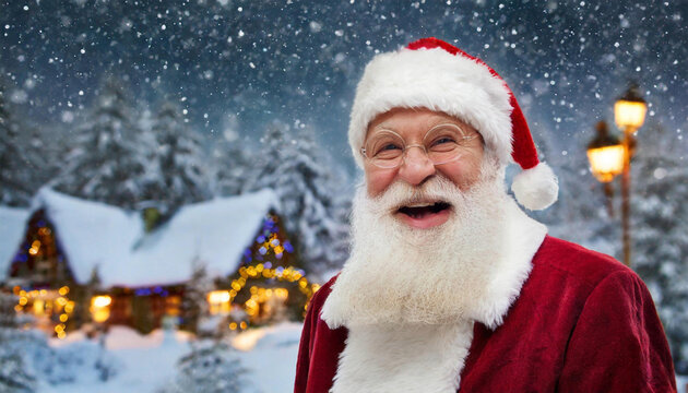 Farther Christmas, at the north pole.