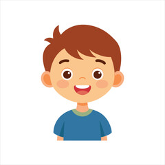 happy smiling child vector Flamingo