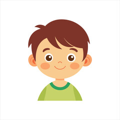 happy smiling child vector Flamingo