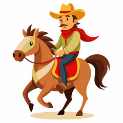 cowboy with horse
