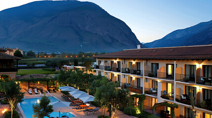 Fototapeta premium View of the mountains