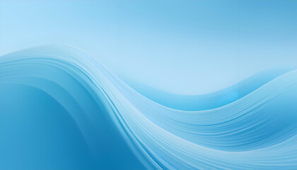 Abstract Blue Wave Background