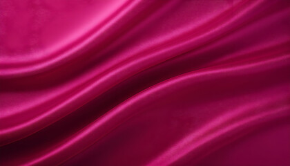 Obraz premium Smooth Pink Satin Fabric Draped In Soft Waves