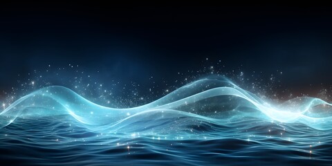 Abstract Background with Swirling Water Effect