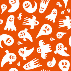 Seamless vector pattern for Halloween design