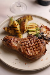 Restaurant menu food wine drink specials meat fish carpaccio sashimi delicious soup sauce 