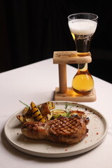 Restaurant menu food wine drink specials meat fish carpaccio sashimi delicious soup sauce 