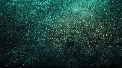 Obraz premium Abstract Green and Gold Glitter Texture Background