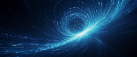 Obraz premium Abstract light lines of Dreamlike scene depicting a swirling vor