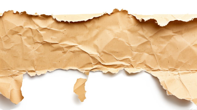 pieces of torn paper texture isolated on transparent background.  copy space for your text. - Powered by Adobe