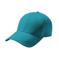 Fototapeta premium blue baseball cap isolated on transparent background