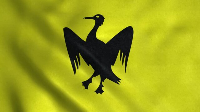 Flag of Loppa kommune, Norway sign
