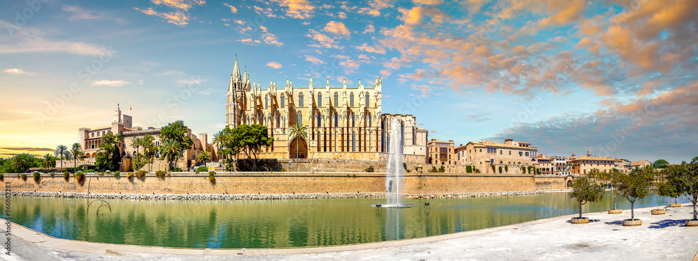 Wall mural Kathedrale, Palma de Mallorca, Spanien 