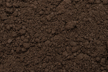 Brown ground soil texture