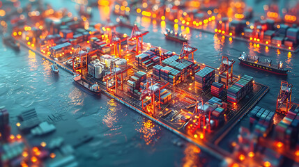 Detailed infographic outlining the benefits of free trade zones with visuals for economic growth investment opportunities and job creation showcasing business advantages