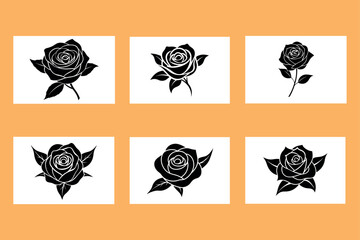 Fototapeta premium set of roses