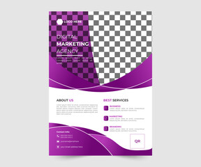 Business flayer form template. modern flayer template. professional flayer design.