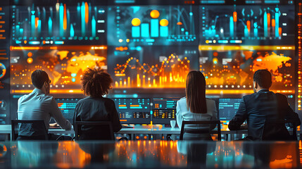 Business leaders planning sales campaigns drive market expansion and customer loyalty