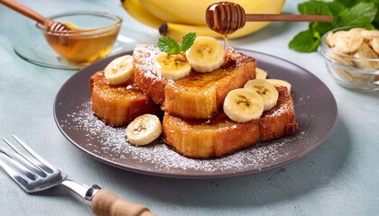 Dulce desayuno saludable pankeke miel