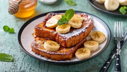 Pankeke desayuno saludable miel