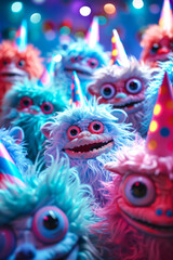 Fototapeta premium cute_friendly_monster_toys