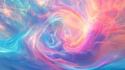 Obraz premium Abstract Pastel Swirl. Colorful Background for Design Projects