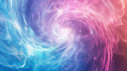 Naklejka premium Abstract Swirl of Blue and Pink Energy. Background for Fantasy, Magic or Cosmic Concepts