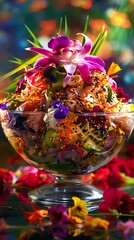 Embark a culinary adventure with tantalizing images of gourmet cuisine exotic dishes and culinary delights from around the world satisfying the palate and tantalizing the senses