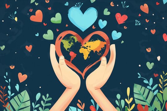 Kindness Day Concept background, Celebrating World Kindness Day, Embracing Compassion and Good Deeds, The Power of Kindness, How Random Acts of Kindness Shape Our World on Kindness Day
