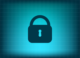 Vector illustration blue background